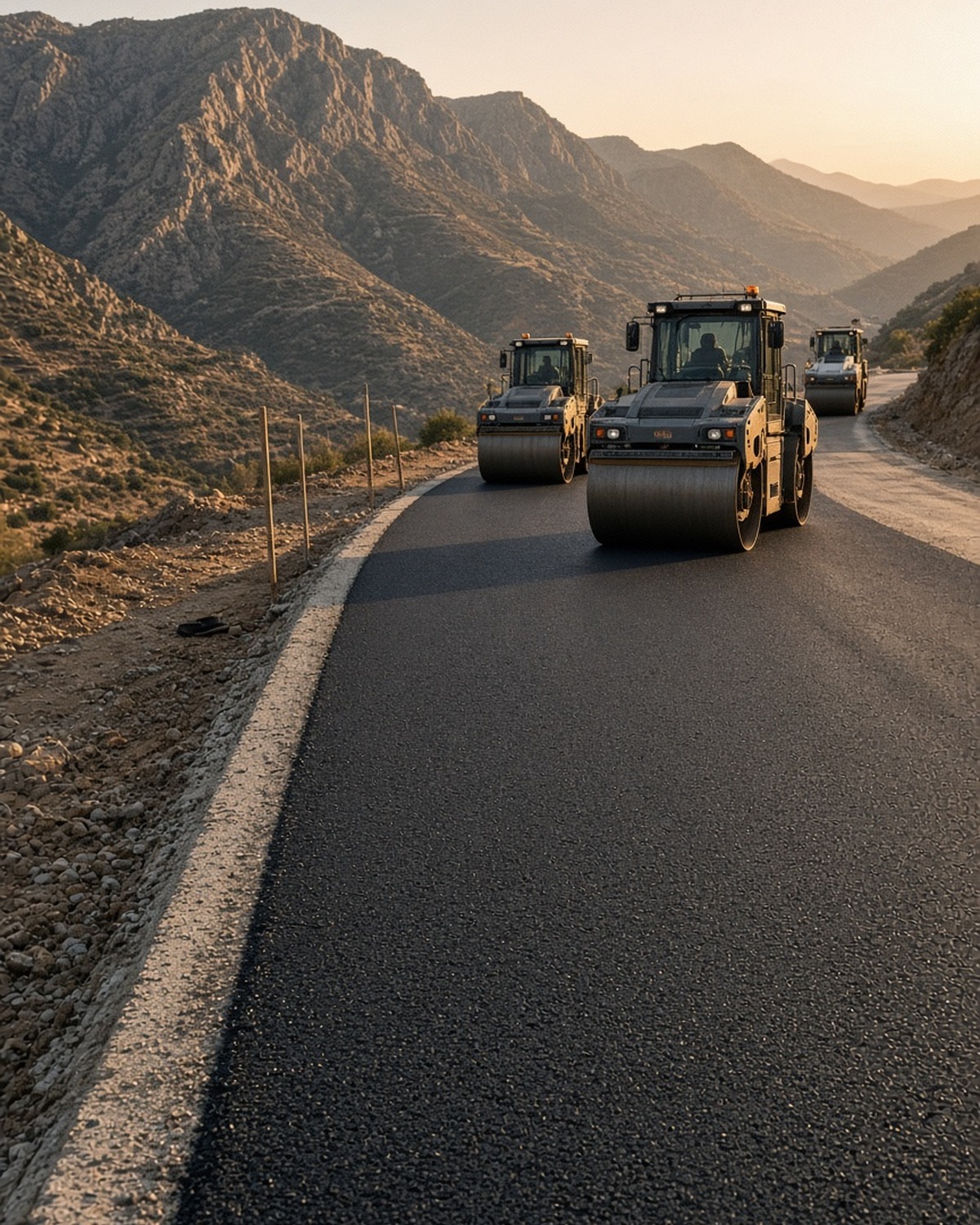 Yol kaplama çalışması